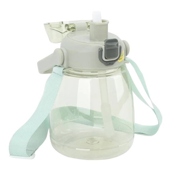 Water Bottle Jug 37ml with Straw and Handle Leakproof BPA-Free Color Mint Green - Picture 4 of 6